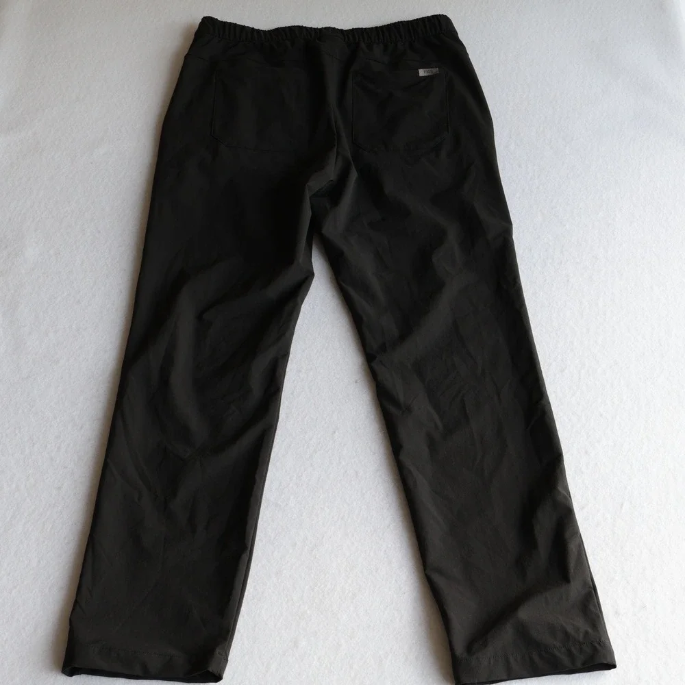 FIGS PRO Technical Scrub Trouser Men Medium Black Performance Straight Leg Pants